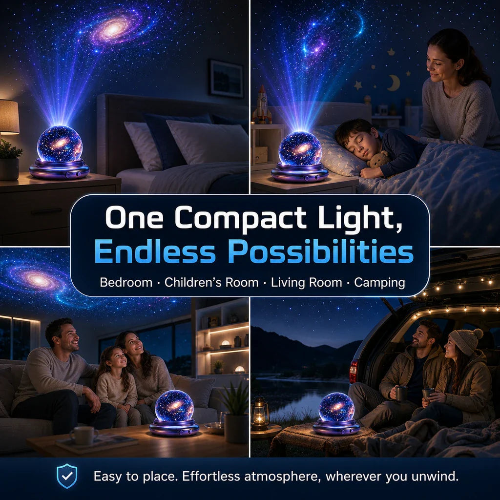 Topacme® 🔮Night Light Projector - Smart Holographic Star Projector