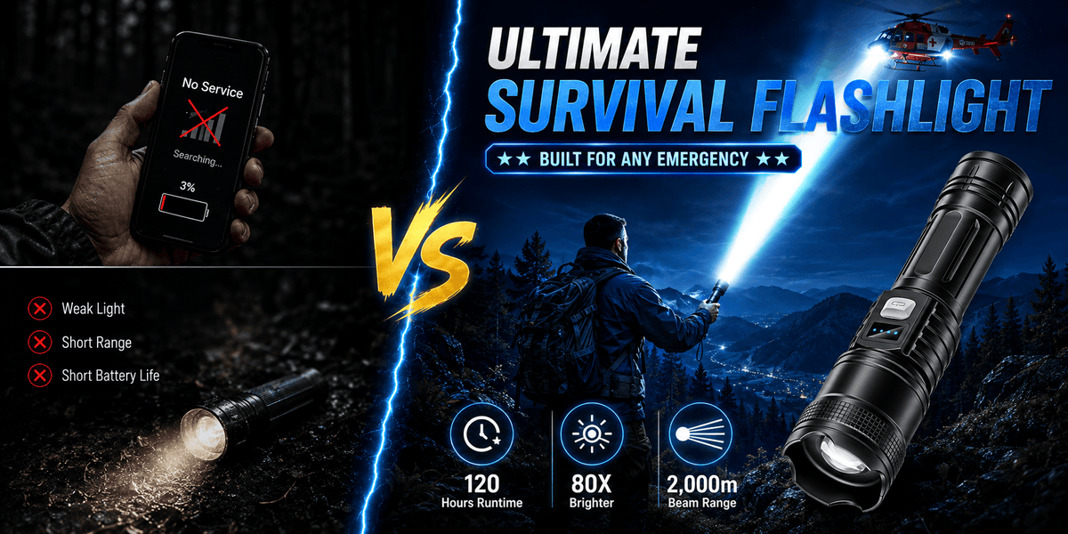 Noverlumia™ Super Bright Ultimate Survival Flashlight